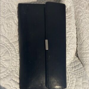 Coach Black Leather Clutch